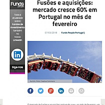 Fuses e aquisies: mercado cresce 60% em Portugal no ms de fevereiro